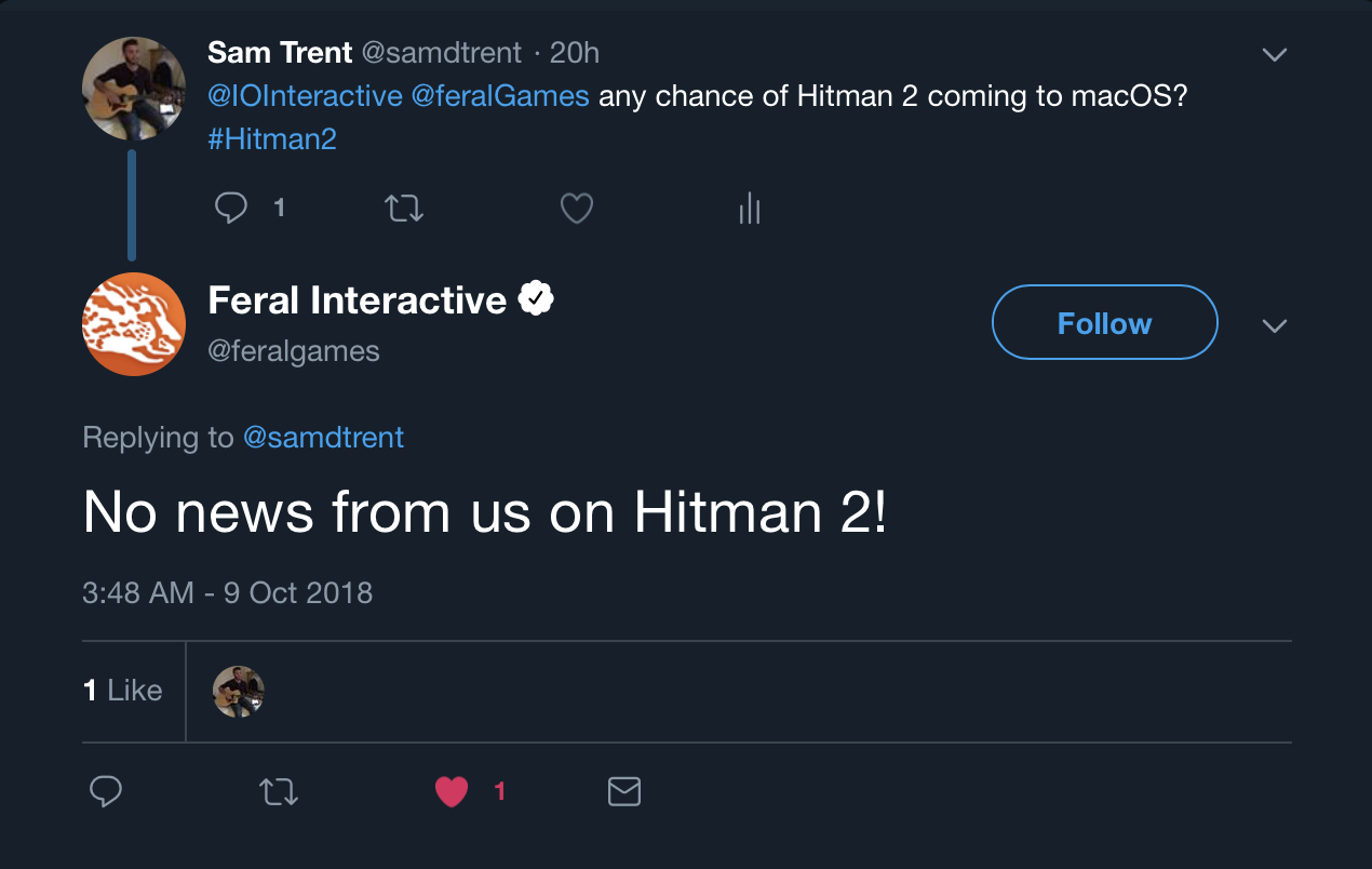 cant buy hitman for mac on steam?